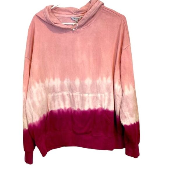 Wildfox Ombré pink to light, pink hoodie, sweatshirt, size extra large - Picture 1 of 8
